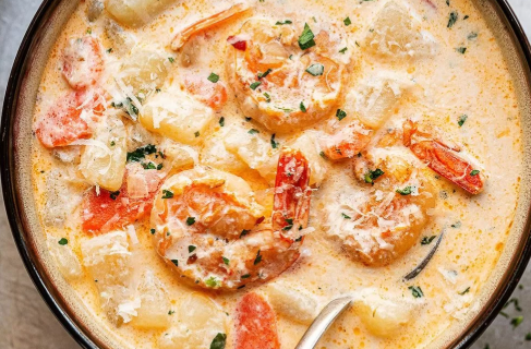 Creamy Prawn Chowder